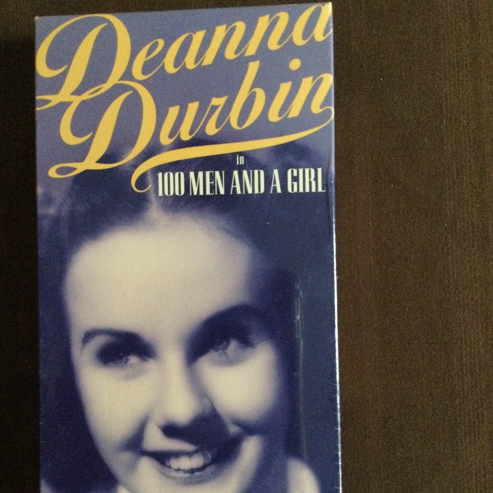 Deanna Durbin 100 men and a girl VHS New sealed